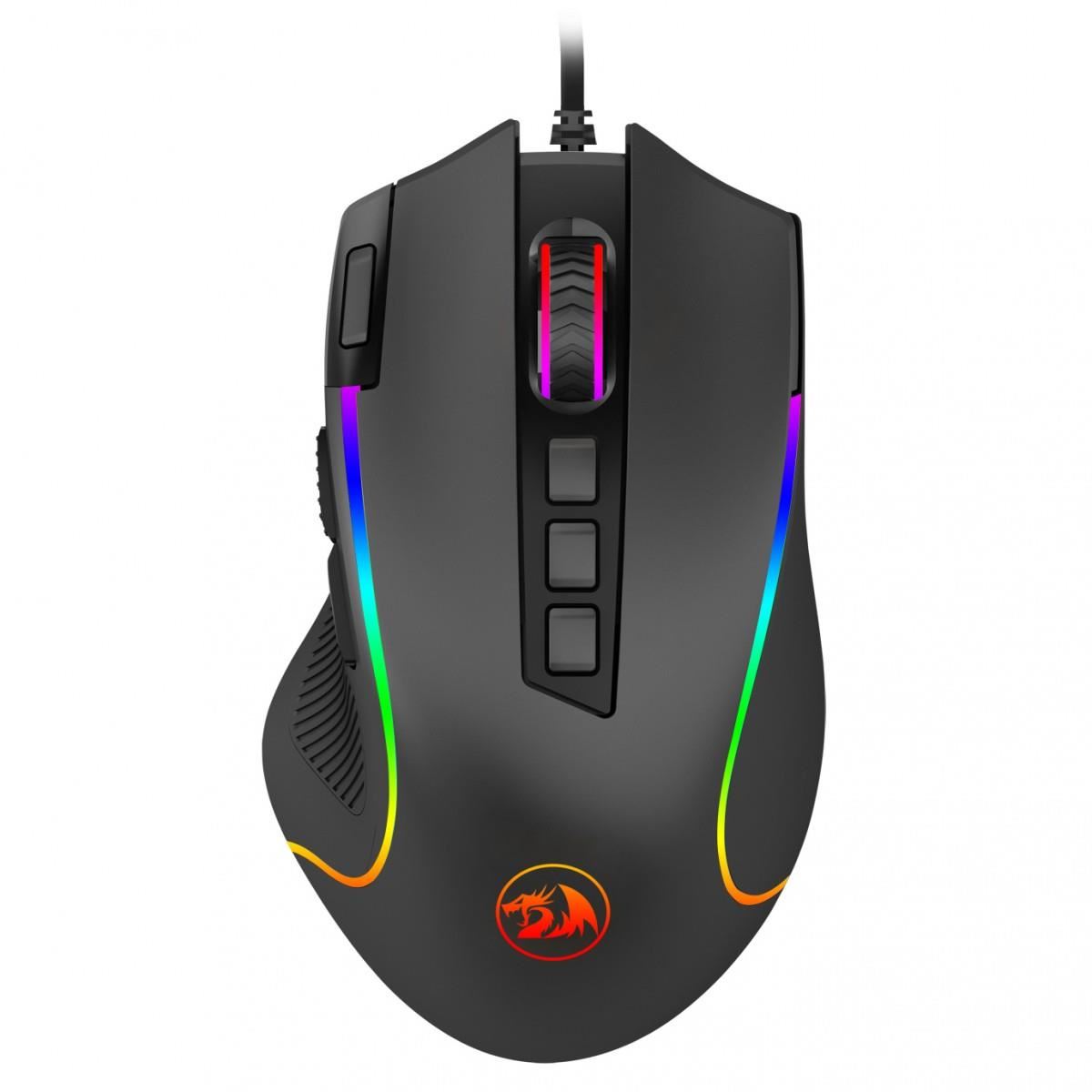 Геймърска мишка Redragon Predator M612RGB-BK RGB осветление - черна-photo 1