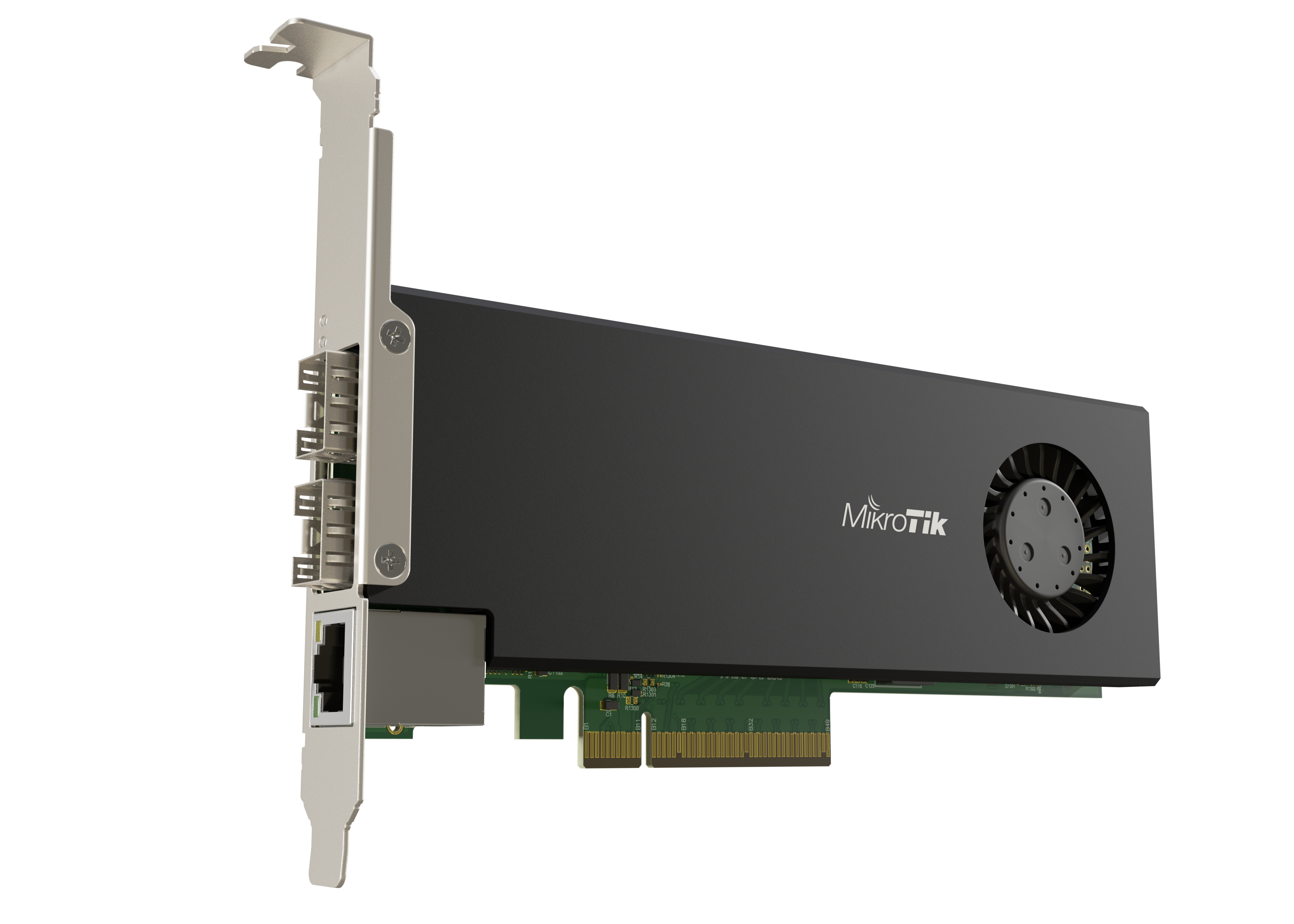 Рутер MikroTik CCR2004-1G-2XS-PCIe smart PCIe network interface High bracket-photo 3