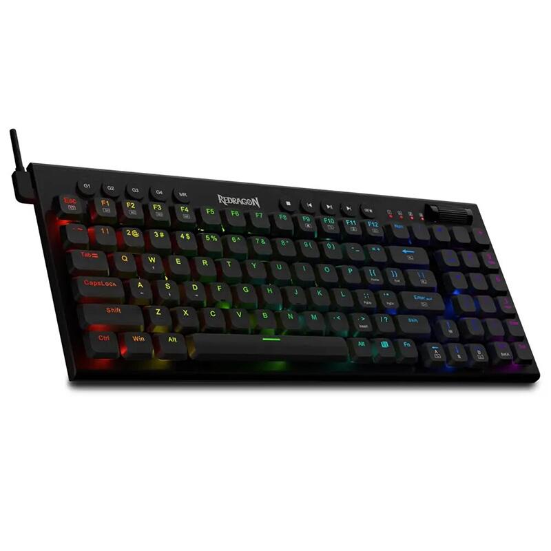 Геймърска механична клавиатура Redragon Sion K653-RGB RGB осветление red switches - черна-photo 1