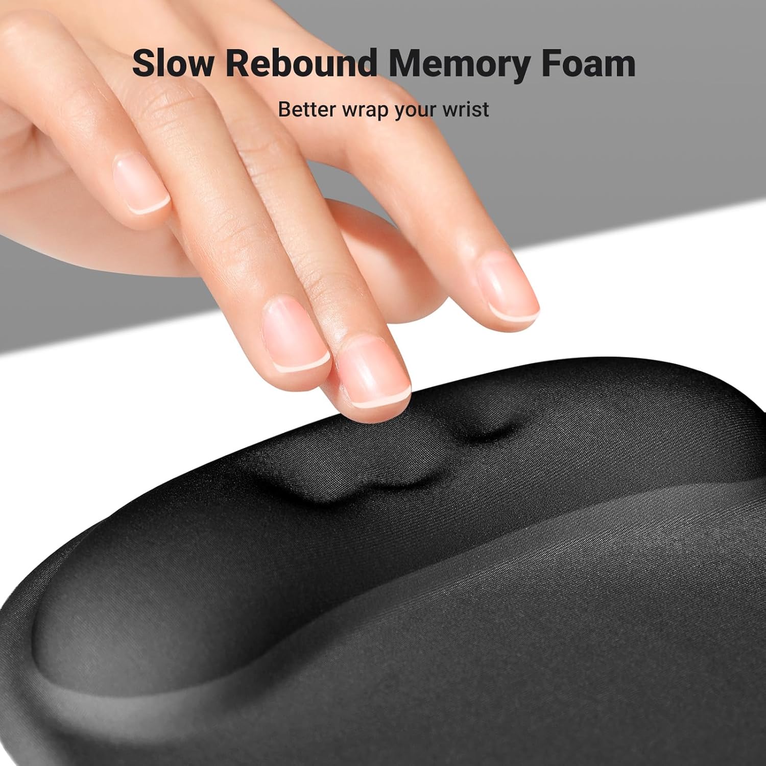 Ергономична подложка за мишка Ugreen LP668 25245 - черна-photo 2