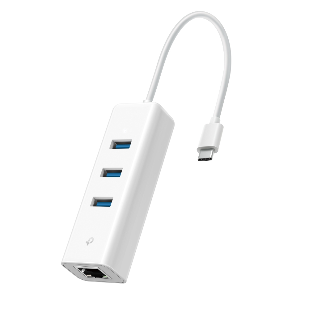 USB Type-C 3-портов хъб и гигабитов Ethernet адаптер TP-Link UE330C-photo 1