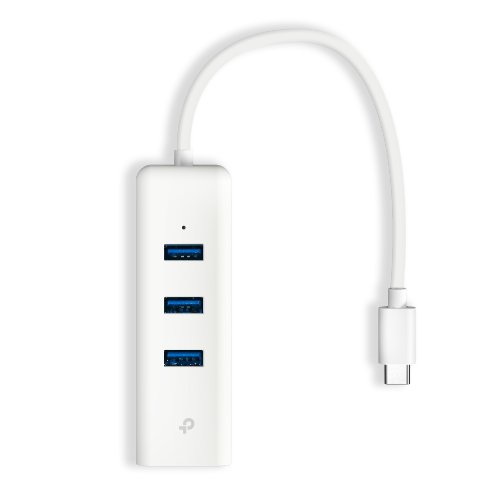 USB Type-C 3-портов хъб и гигабитов Ethernet адаптер TP-Link UE330C