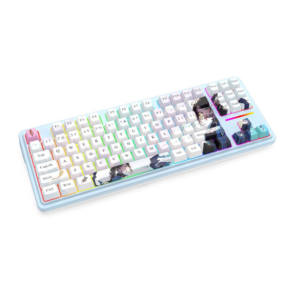 Механична геймърска клавиатура със и без Bluetooth Redragon Antonium Pro Anime Bluemarine K728AK-RGB-PRO с RGB-photo 1