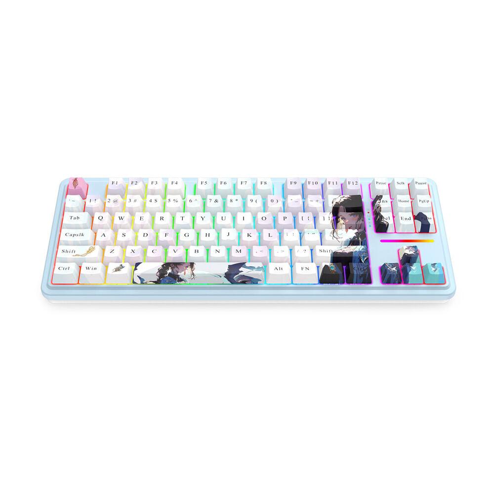 Механична геймърска клавиатура със и без Bluetooth Redragon Antonium Pro Anime Bluemarine K728AK-RGB-PRO с RGB-photo 2