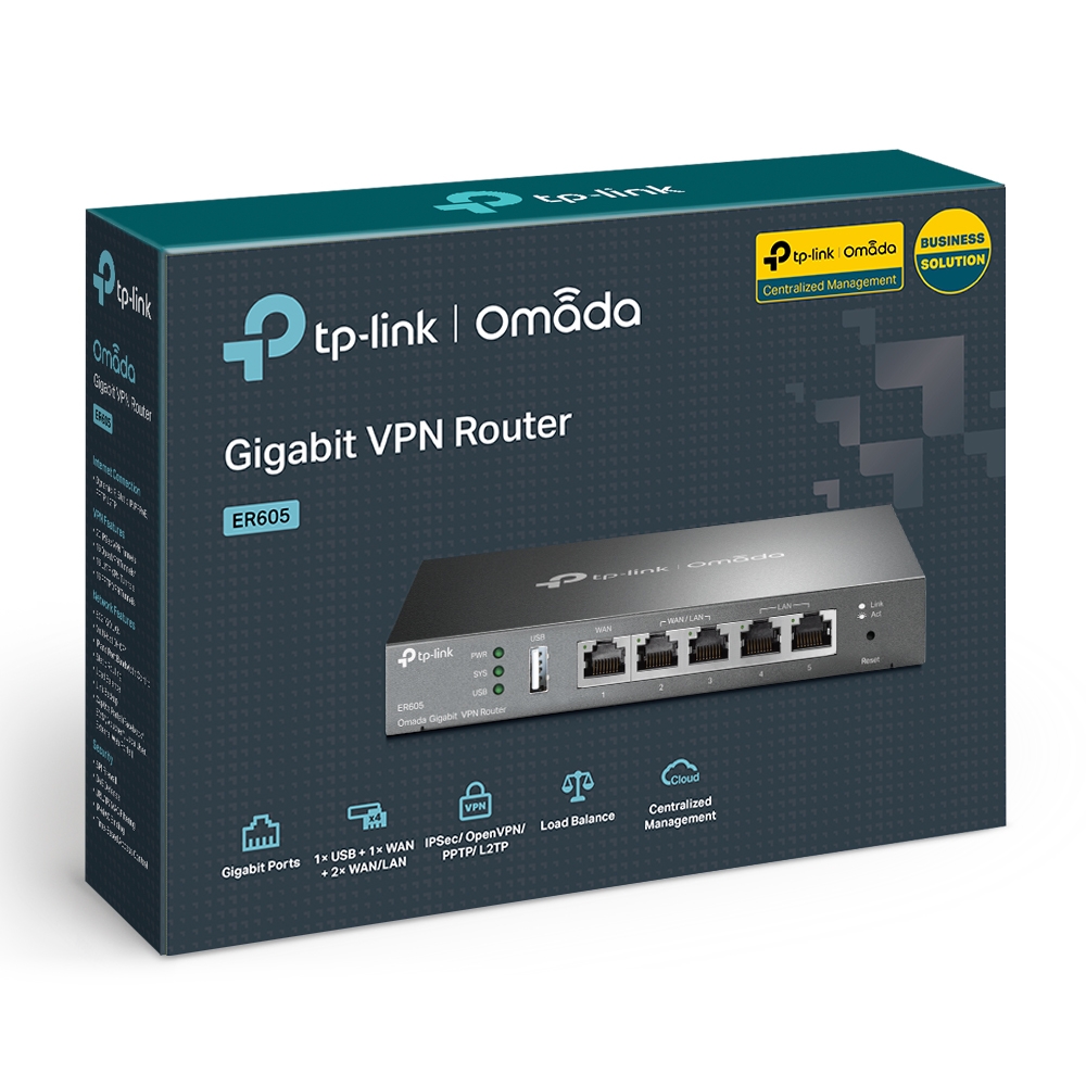 Omada Gigabit VPN рутер TP-Link ER605-photo 4