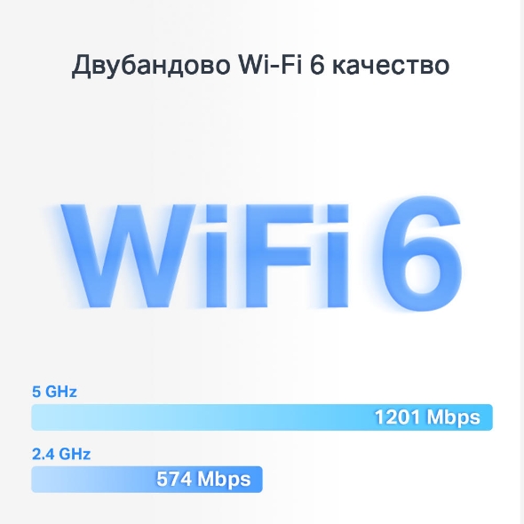 Безжична Wi-Fi 6 Mesh система Mercusys Halo H70X(3-pack) AX1800-photo 3