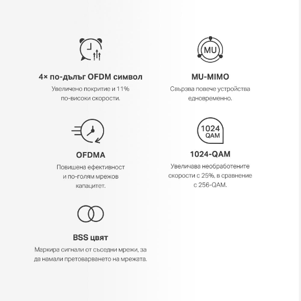 Безжична Wi-Fi 6 Mesh система Mercusys Halo H70X(3-pack) AX1800-photo 4