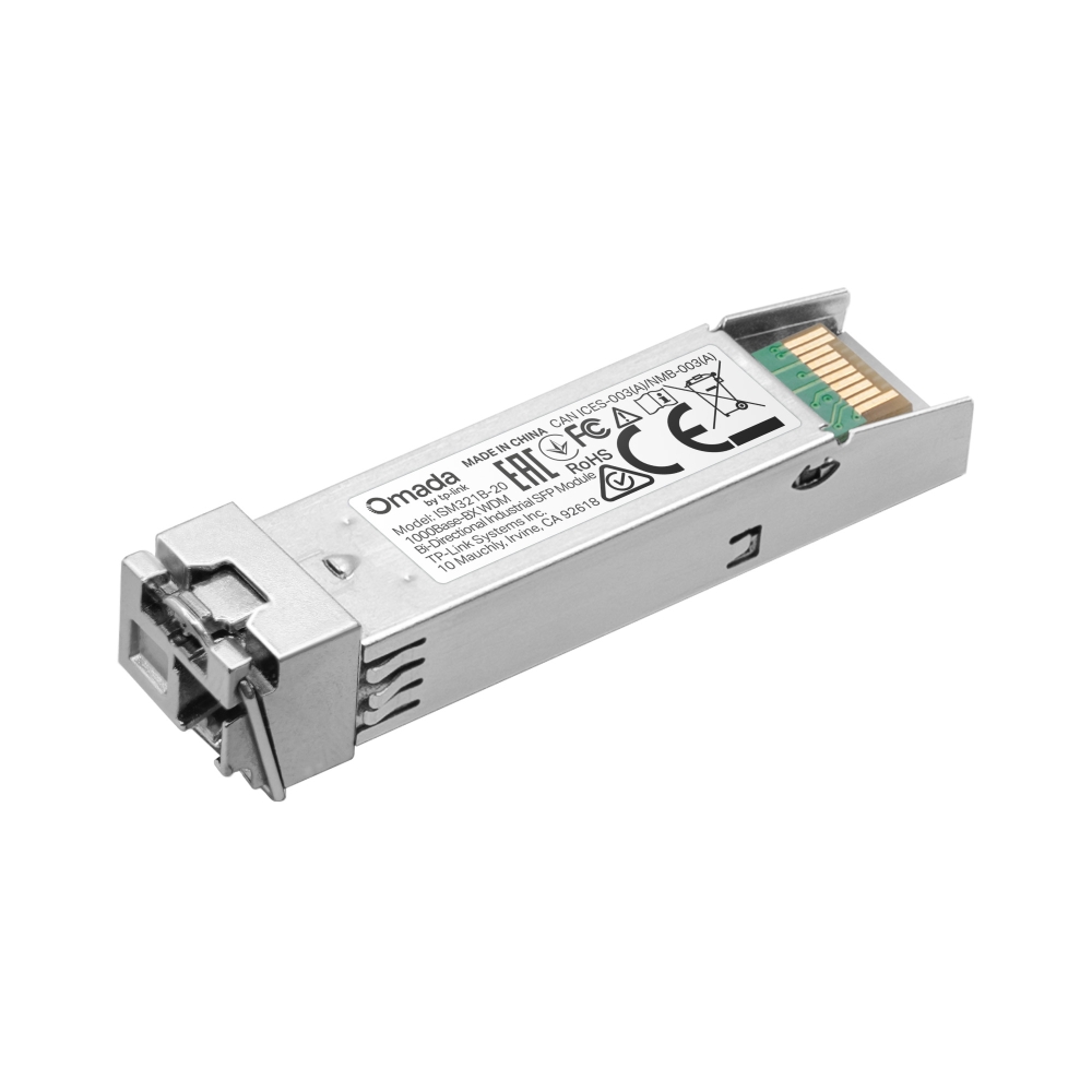 Двупосочен индустриален SFP модул TP-Link Omada ISM321B-20 1000Base-BX WDM