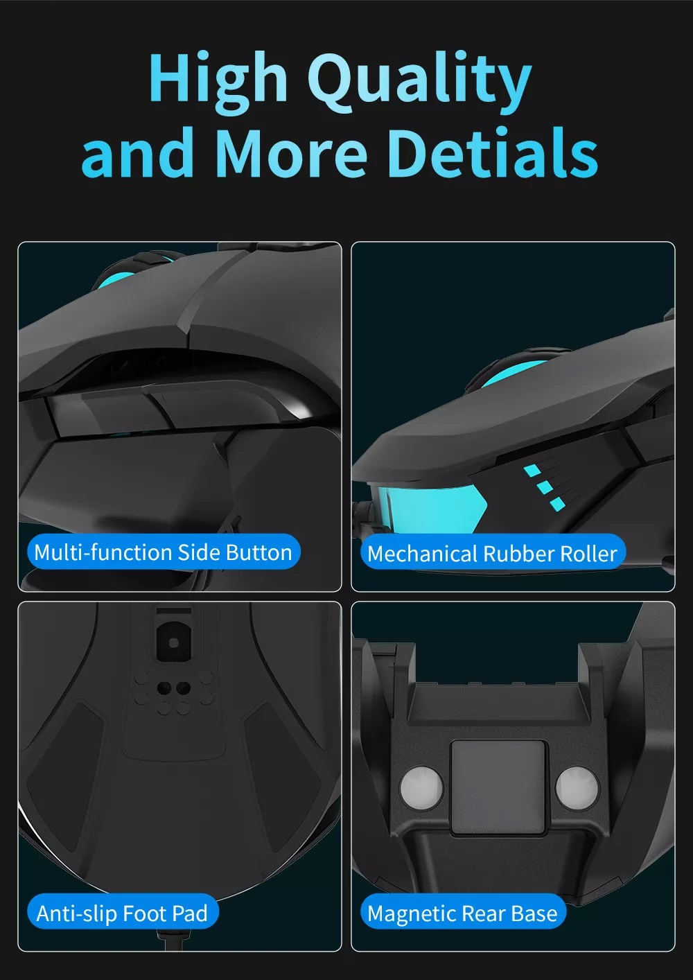 Мишка Delux M629BU PMW3389 USB RGB-photo 4