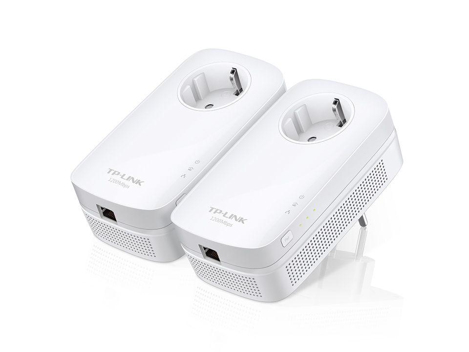 Powerline TP-Link TL-PA8010P KIT AV1200 Gigabit Passthrough-photo 1
