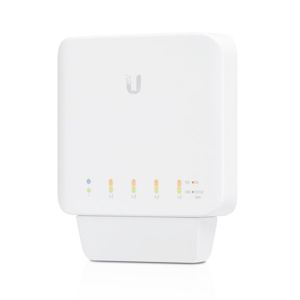5-портов управляем гигабитен комутатор Ubiquiti UniFi Switch Flex