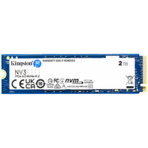 Твърд диск Kingston SSD 2TB NV3 M.2 2280 PCIe 4.0 NVMe SSD SNV3S/2000G