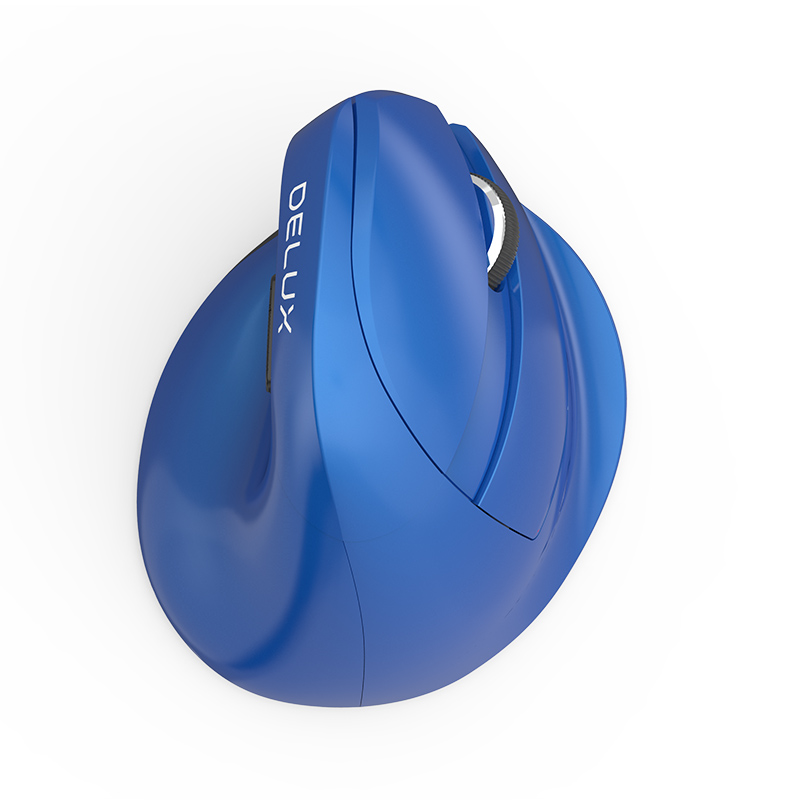 Mишка DELUX M618mini Безжична/Bluetooth вертикална-photo 1