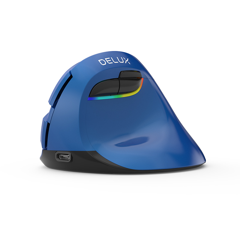 Mишка DELUX M618mini Безжична/Bluetooth вертикална-photo 4