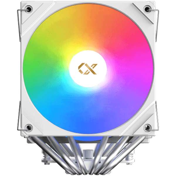 AK6 Dual Digital Arctic (WH, ARGB & Digital LED Panel Top Cover, 2PCS ARGB PWM Fan, Intel Backplate, Mini ARGB LED Controller) - Image 2