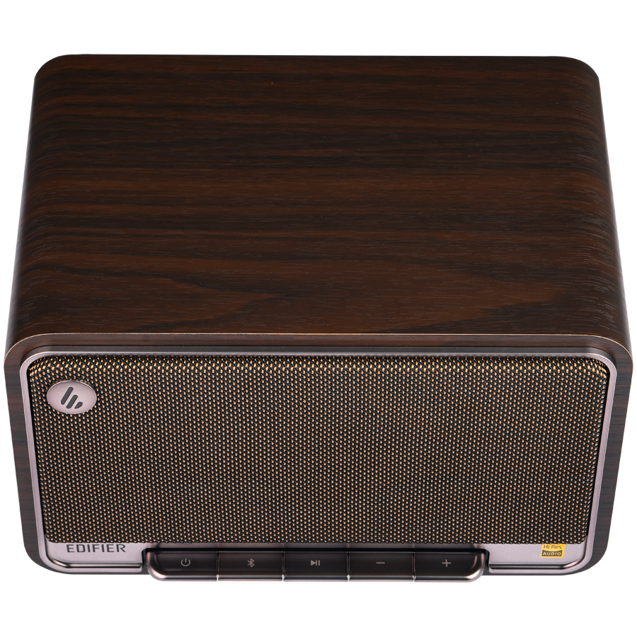 Edifier D32 2.1 Speaker, BT V5.3, Wi-Fi, AUX, USB-C, 1x 4-inch Midrange Driver, 2x 1-inch Tweeters, 60W (RMS), Black Walnut-photo 4