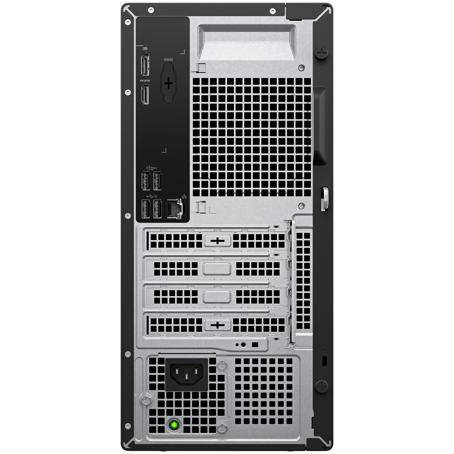Dell Tower (ECT1250), Intel Core i3 14100 (4C, 8T, 12MB cache, up to 4.7GHz), 8GB (1x8GB) DDR5, 512GB M.2 SSD, Intel UHD Graphics 730, Wi-Fi+BT, BG KBD+Mouse, Ubuntu, 3Y ProSupport-photo 1