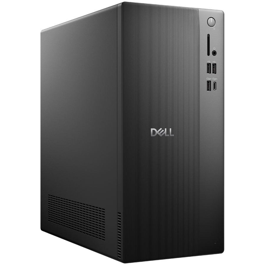 Dell Tower (ECT1250), Intel Core i3 14100 (4C, 8T, 12MB cache, up to 4.7GHz), 8GB (1x8GB) DDR5, 512GB M.2 SSD, Intel UHD Graphics 730, Wi-Fi+BT, BG KBD+Mouse, Ubuntu, 3Y ProSupport