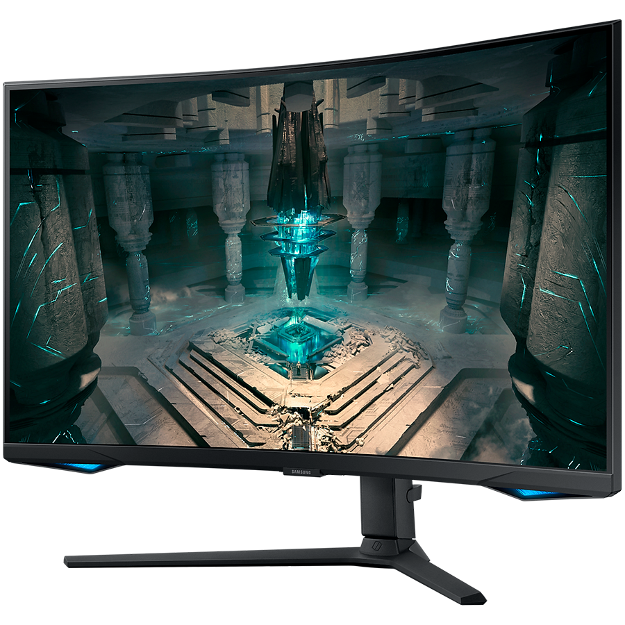 Monitor LED Samsung LS32BG650EUXEN Odyssey G65B, 32'' WQHD Curved 1000R 16:9 (2560x1440) VA 240Hz, 350 cd/2, 2500:1, HDR600, 1ms (GTG), 178/178, FS Premium Pro, G-Sync Compatible, 2xHDMI 2.1, 1xDP 1.4, 1xUSB 3.0, 1xUSB 2.0, RJ-45, WiFi, BT, Speakers 2x5W, Tilt/Swivel/Pivot/HeightAdj (120mm), VESA 100x100, 2Y-photo 1