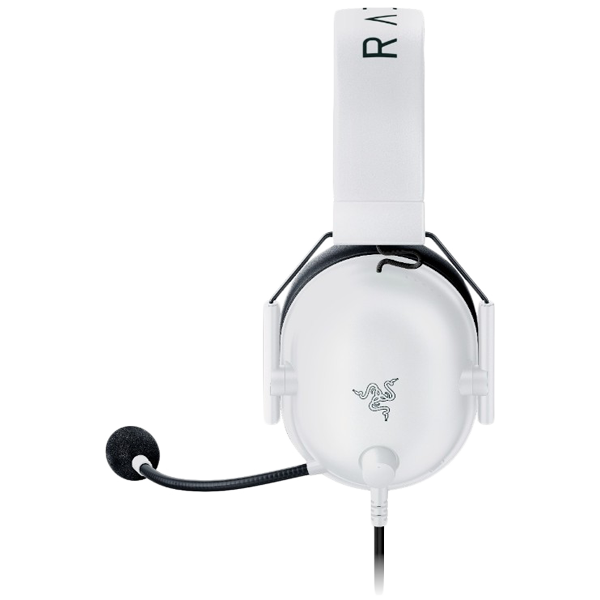 Razer BlackShark V2 X - White, 12 Hz – 28 KHz Frequency Response, 32 Ω (1 kHz) Impedance, Razer TriForce Driver, Breathable memory foam, Advanced passive noise cancellation, Analog 3.5 mm Connection, 100 Hz – 10 kHz Microphone Frequency, 1.3 m-photo 2