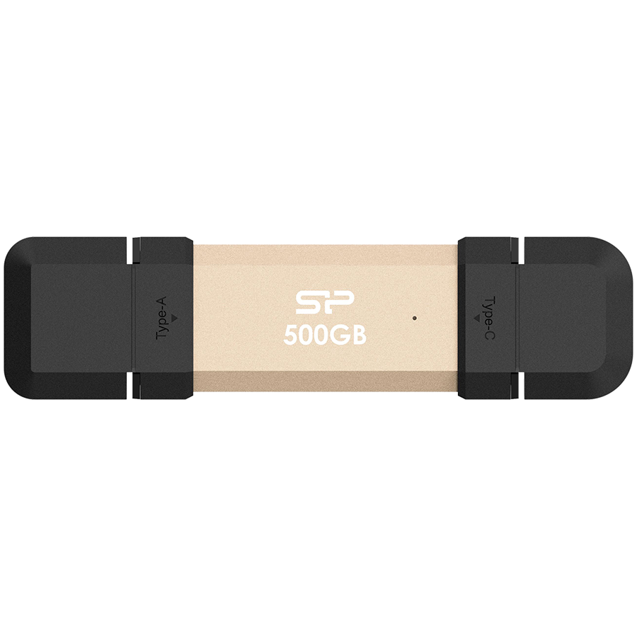 Silicon Power UC3S72 500GB, USB3.2 Gen2,DS72,Gold-photo 1