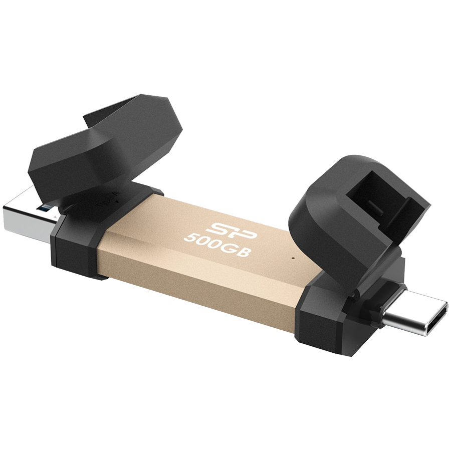 Silicon Power UC3S72 500GB, USB3.2 Gen2,DS72,Gold