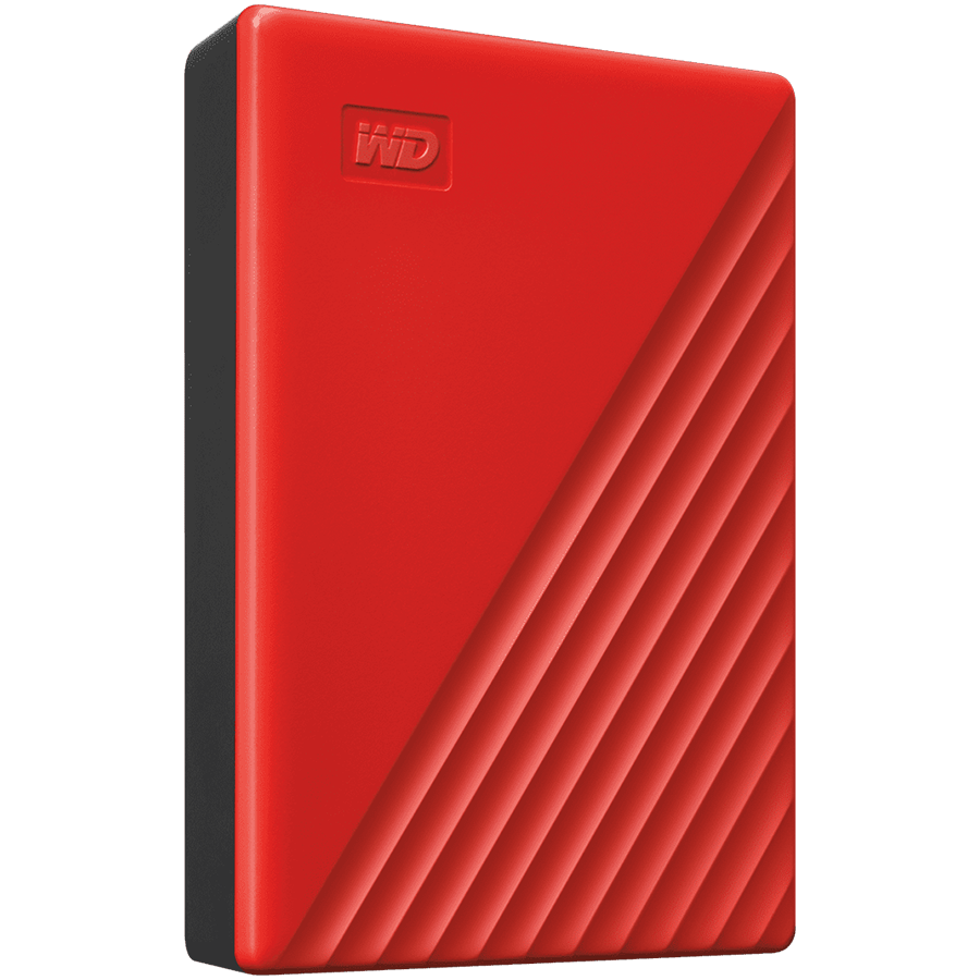 HDD External WD My Passport (4TB, USB 3.2) Red-photo 2