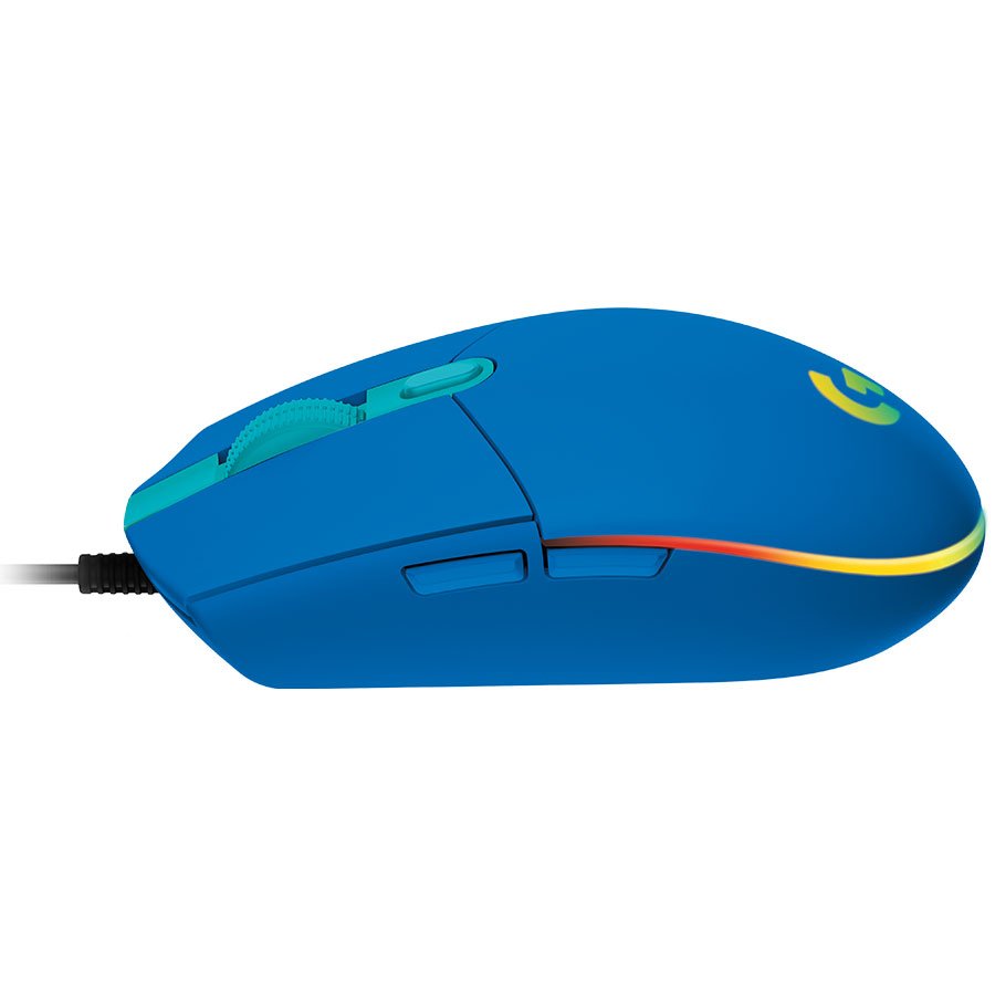 LOGITECH G203 LIGHTSYNC Corded Gaming Mouse - BLUE - USB - Image 2