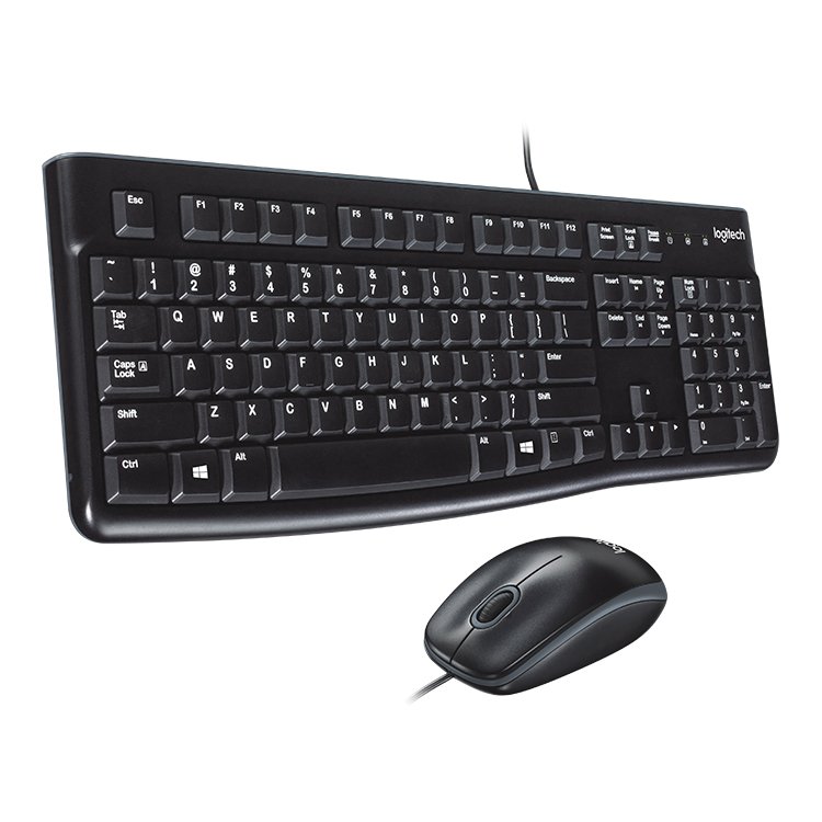 LOGITECH MK120 Corded Combo - BLACK - USB - US INT'L - EER - Image 2