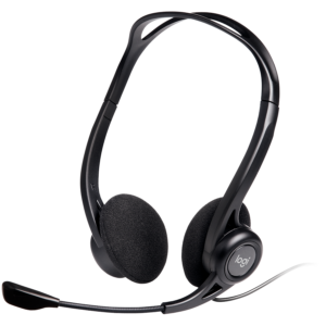 LOGITECH PC960 Corded Stereo Headset BLACK - USB