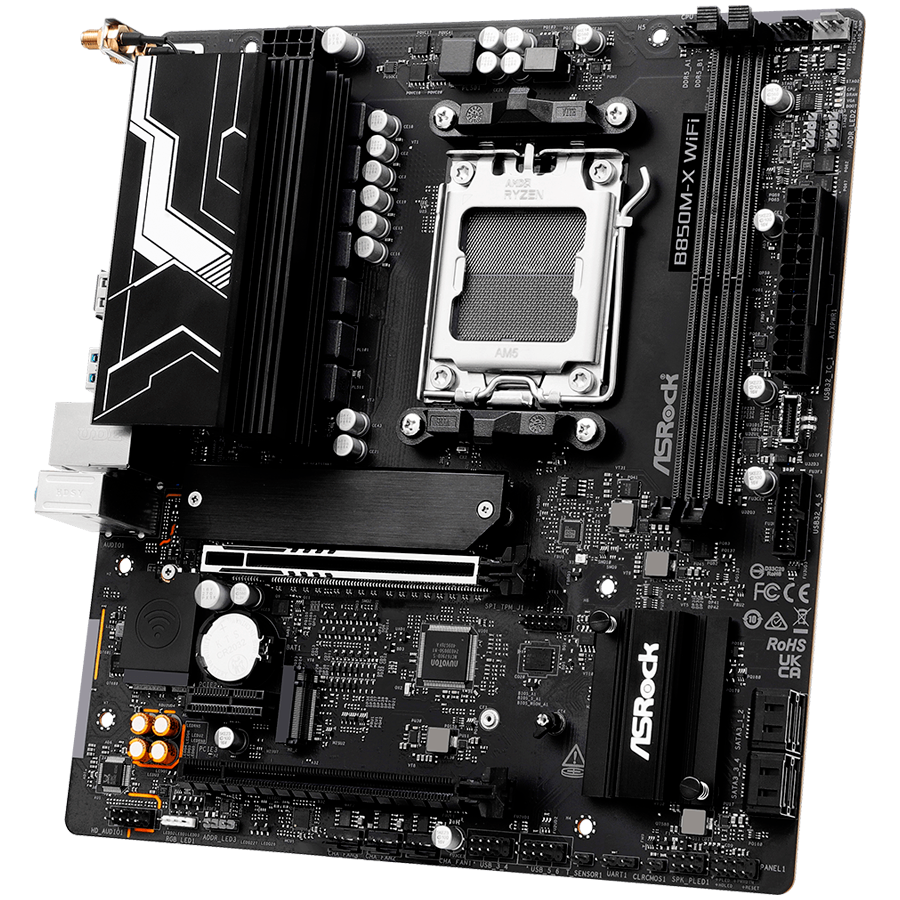 ASROCK B850M-X WIFI R2.0 mATX AM5 DDR5 - Image 3