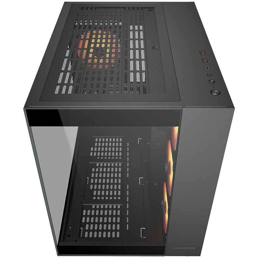 COUGAR FV150 RGB PC Case, Mid tower, Black-photo 1