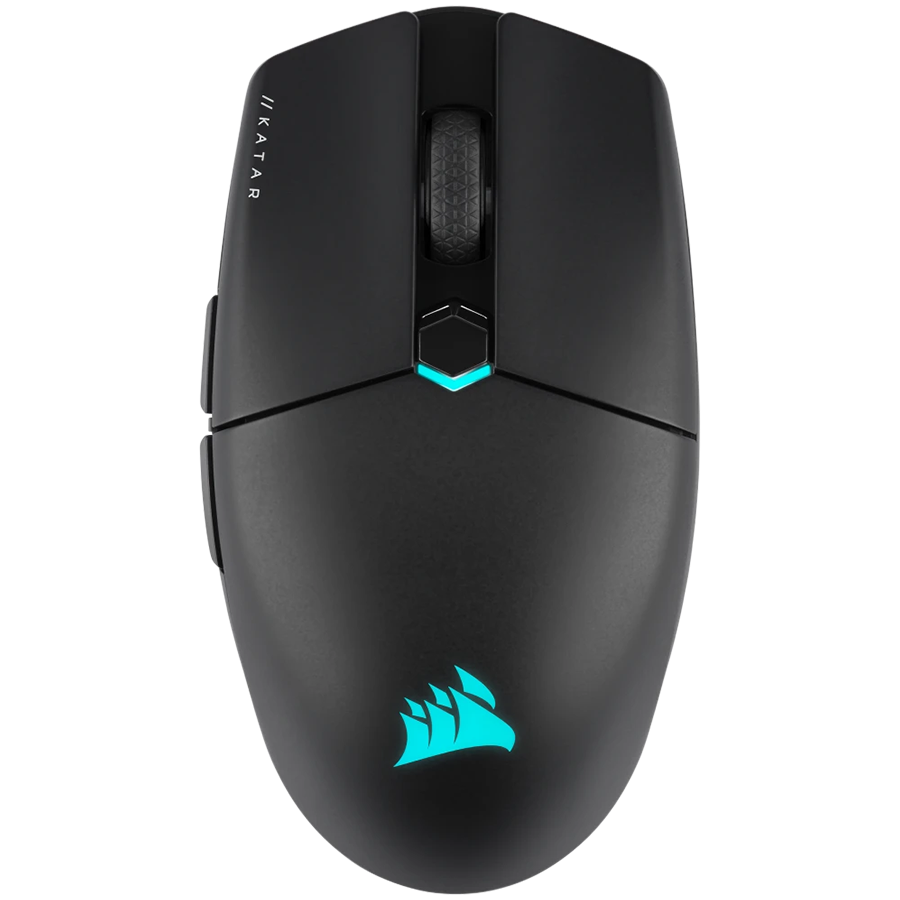 CORSAIR KATAR Elite Wireless Gaming Mouse, Black, 26000 DPI, Optical