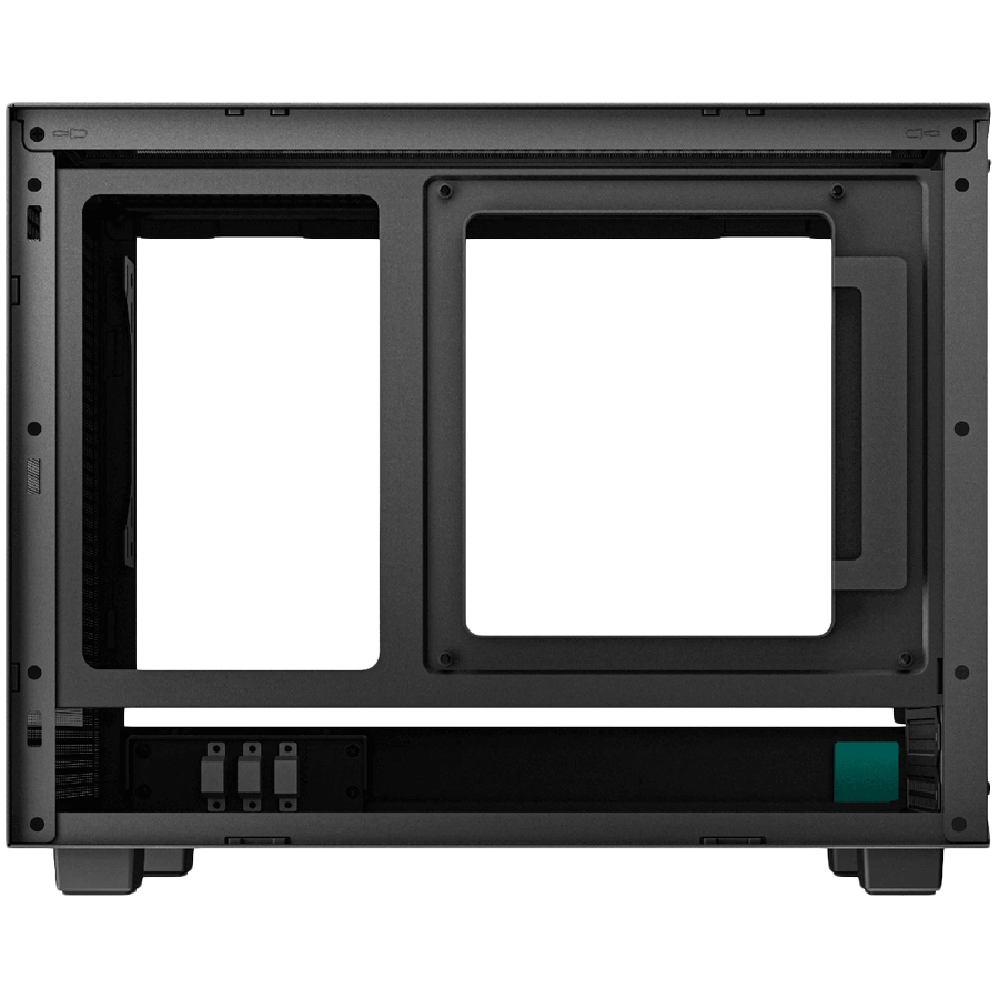DeepCool CH160, Mini Tower, Mini-ITX, 2xUSB3.0, 1xType-C Gen 2, 1xAudio, Mesh Panel, Black, R-CH160-BKNGI0-G-1 - Image 4