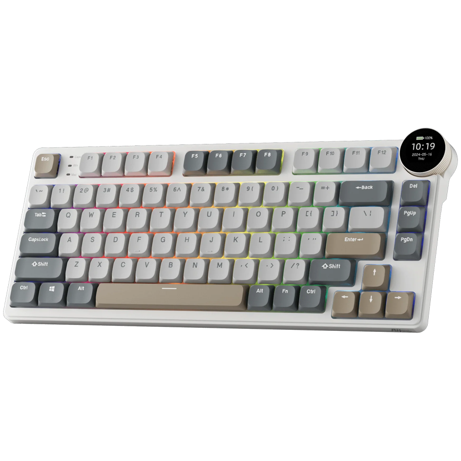 ROYAL KLUDGE RK N80 Pearly Dawn Gaming Keyboard Red switch-photo 1