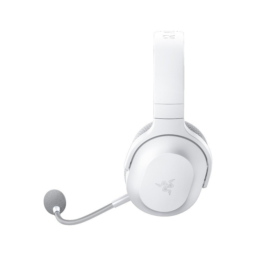 Razer Barracuda X Mercury White Wireless Multi-platform Gaming and Mobile Headset, Razer TriForce 40mm Drivers, Detachable HyperClear Cardioid Mic, Ultra-soft FlowKnit mem foam, 7.1 audio, 50hrs, Dual Wireless, Type-C, Compt PC, PlSt, MD, Ad, iOs-photo 1
