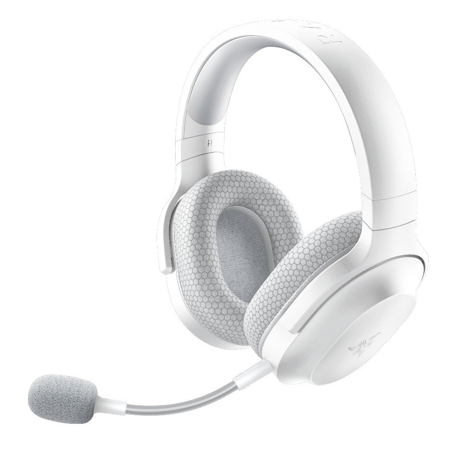 Razer Barracuda X Mercury White Wireless Multi-platform Gaming and Mobile Headset, Razer TriForce 40mm Drivers, Detachable HyperClear Cardioid Mic, Ultra-soft FlowKnit mem foam, 7.1 audio, 50hrs, Dual Wireless, Type-C, Compt PC, PlSt, MD, Ad, iOs-photo 2