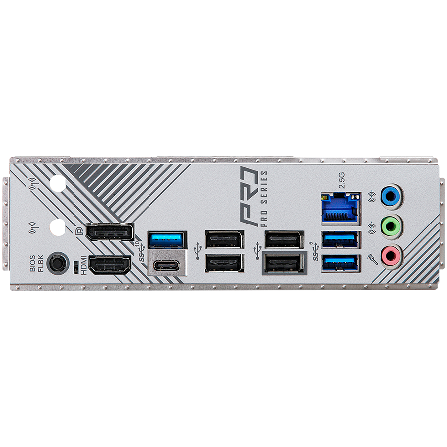 ASROCK MB Desktop B650M PRO RS, AM5, 4x DDR5, 1x PCIe 4.0 x16, 1x PCIe 3.0 x16, 1x Blazing M.2(PCIe Gen5x4), 1x Hyper M.2, 4x SATA3, RAID 0, 1, 10, 7.1 CH HD Audio, 1x HDMI, 1x DP, 2.5G LAN, 6x USB 3.2, 8x USB 2.0, 2x USB-C, mATX - Image 3