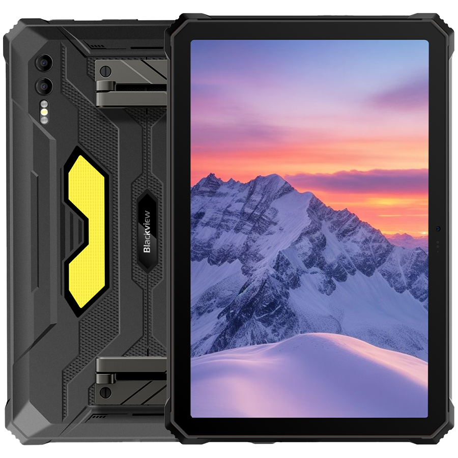 Blackview Active 10 Pro Rugged Tab 12GB/512GB, 10.95-inch FHD+1920x1200 IPS 90Hz Corning Glass 3, MT6878 Octa-core, 50MP Front/108MP-20MP Rear Camera infared nught vision, 30000mAh, 55W FC, Android 14, NFC, Fingerprint, MIL-STD-810H, Black