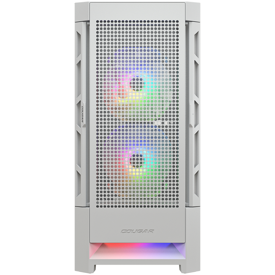 COUGAR AIRFACE RGB PC Case, Mid Tower, White - Image 2