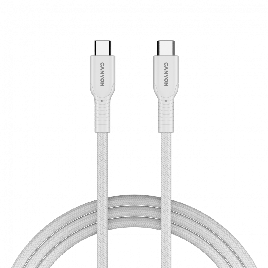 CANYON cable OnWire 60CL C-C 60W COLOR Braided 1m White - Image 4