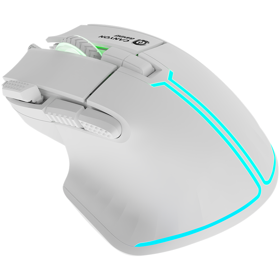 CANYON mouse Fortnax GM-636 RGB 9buttons Wired White-photo 1