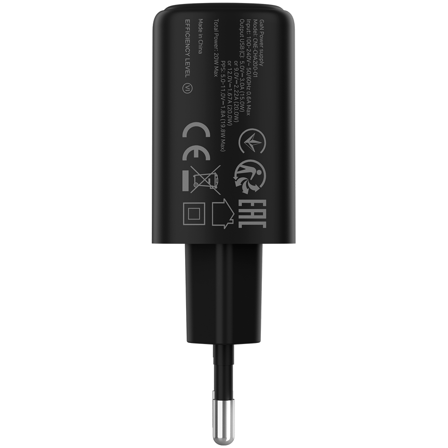 CANYON charger OnCharge 200 20W 1xPD EU Black - Image 3