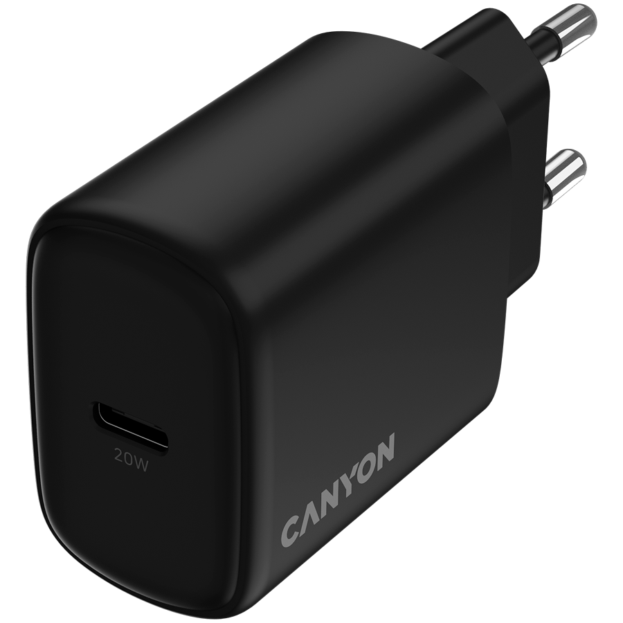 CANYON charger OnCharge 200 20W 1xPD EU Black - Image 4