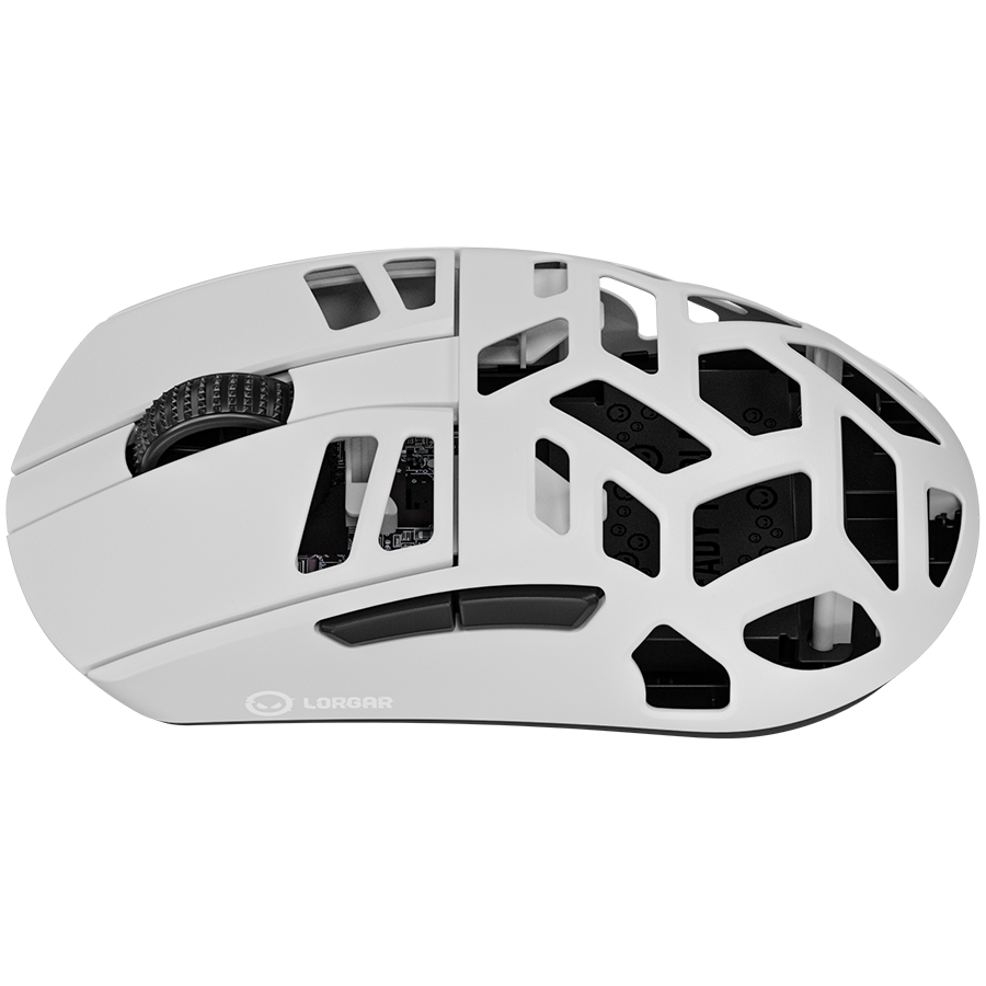 LORGAR MSE90W, Magnesium Alloy Wireless Gaming Mouse Elite, White-photo 2