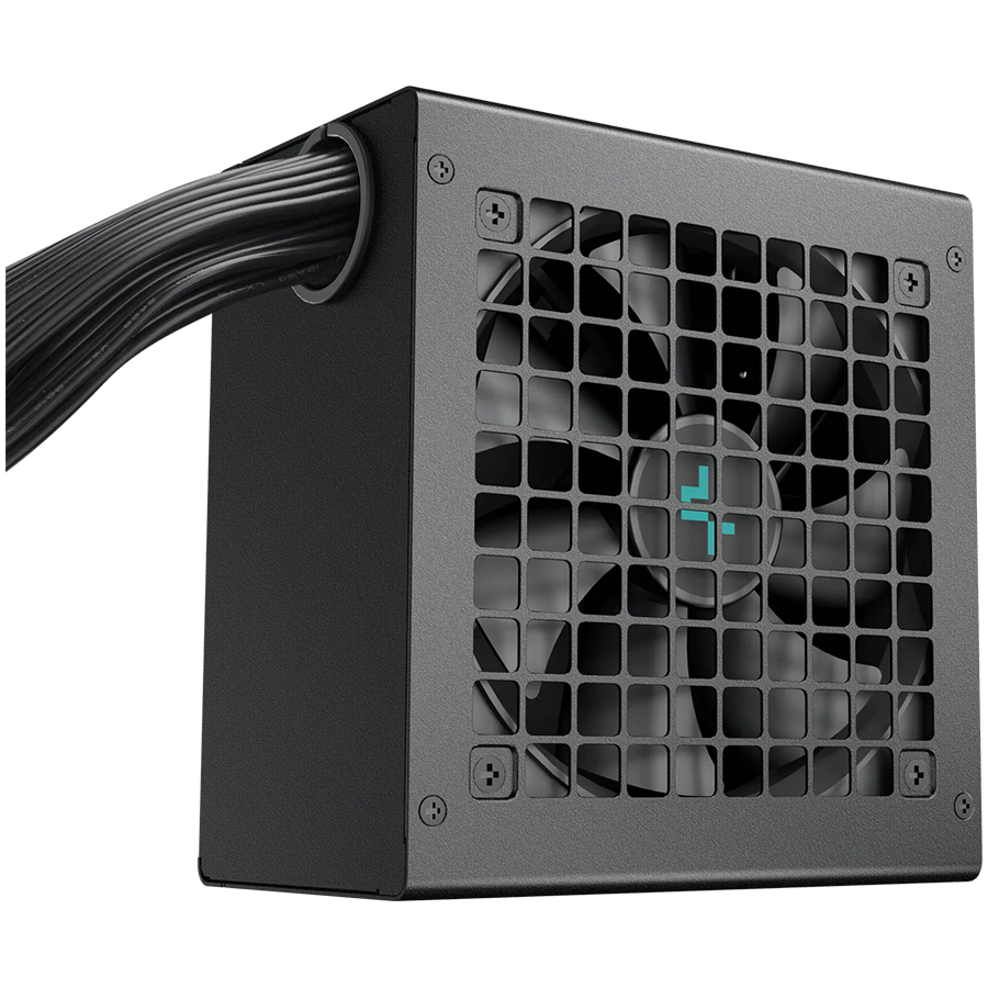 DeepCool PN750-D, 750W, 80 Plus GOLD, ATX12V V3.1, Sleeved Black Cables, 16P 450W Cable, Hydro Bearing, 120mm Fan, 150x140x86mm (W x L x H), OPP/OVP/SCP/OTP/OCP/UVP/SIP/NLO, 10Y, R-PN750D-FC0B-JGEU-V2