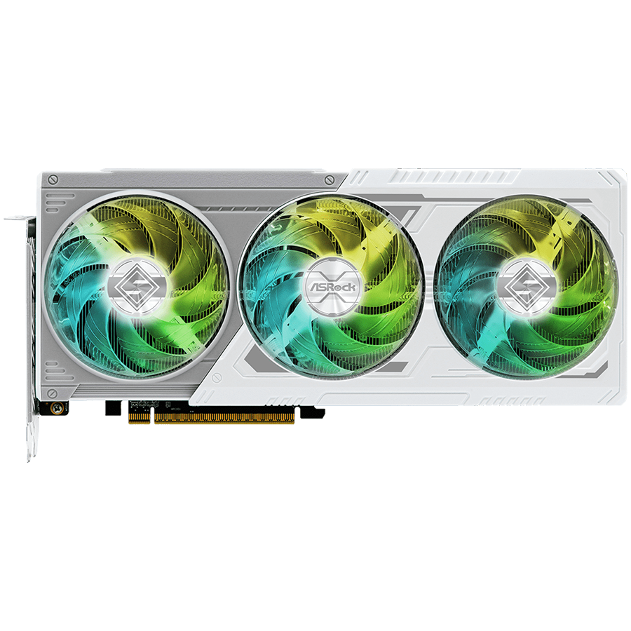 ASROCK Video Card AMD Radeon RX 9060 XT Steel Legend OC 16GB GDDR6 128-bit HDMI 2x DP-photo 1