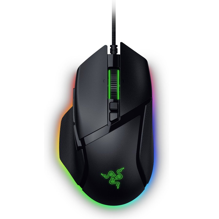 Razer Basilisk V3 35K Gaming Mouse, Black, Focus Pro 35K Optical Sensor Gen-2, Optical Mouse Switches Gen-3, Razer™ Speedflex Cable, 4-Way Razer™ HyperScroll Tilt Wheel, 35K DPI-photo 2