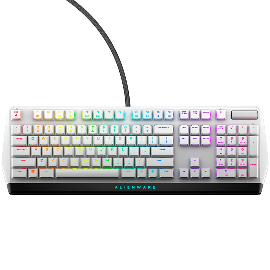 Alienware 510K Low-profile RGB Mechanical Gaming Keyboard - AW510K (Lunar Light)