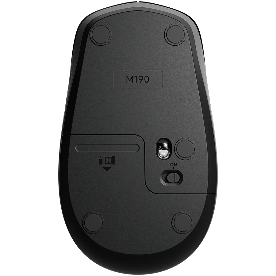 LOGITECH M190 Wireless Mouse - CHARCOAL - Image 3
